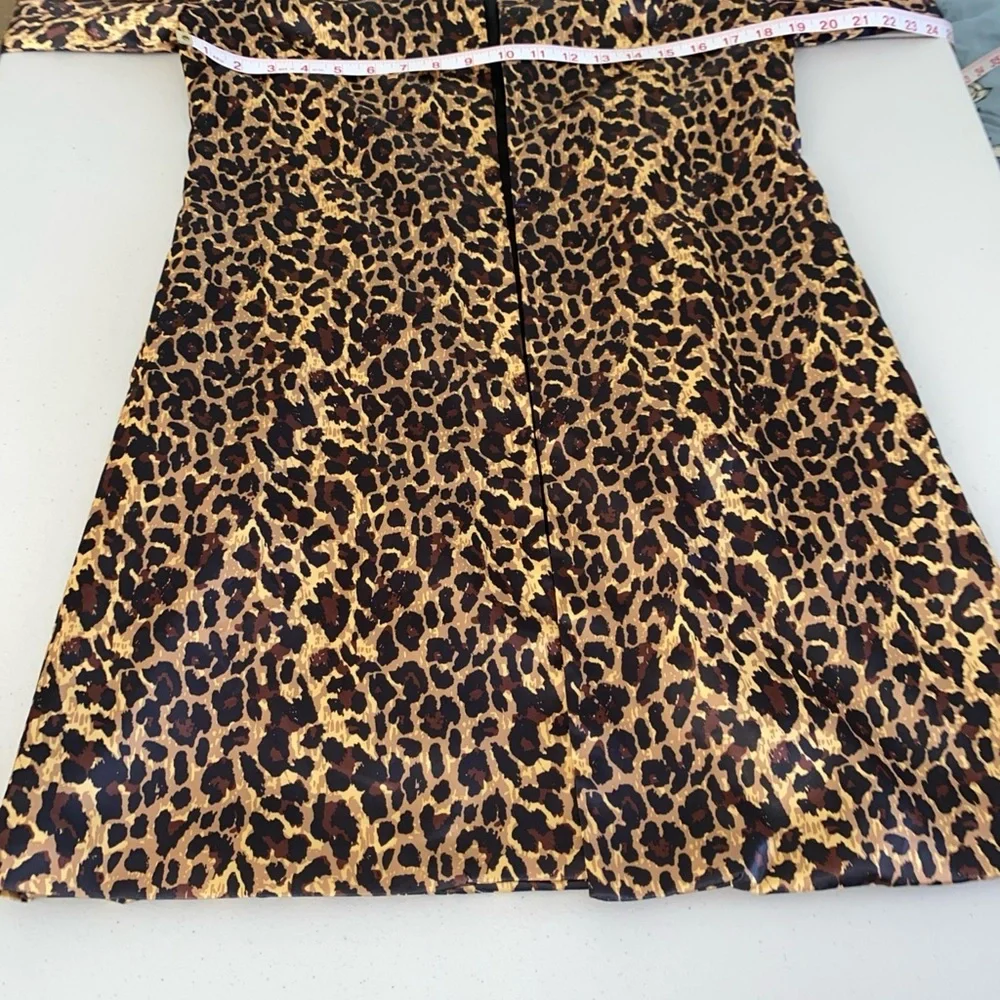 RARE Leopard Print Over Coat | Embellished Collar & Sleeves | Statement Piece - Picture 10 of 13
